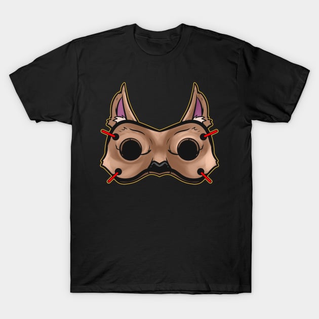 Werewolf Mask Costume for Halloween T-Shirt by SinBle